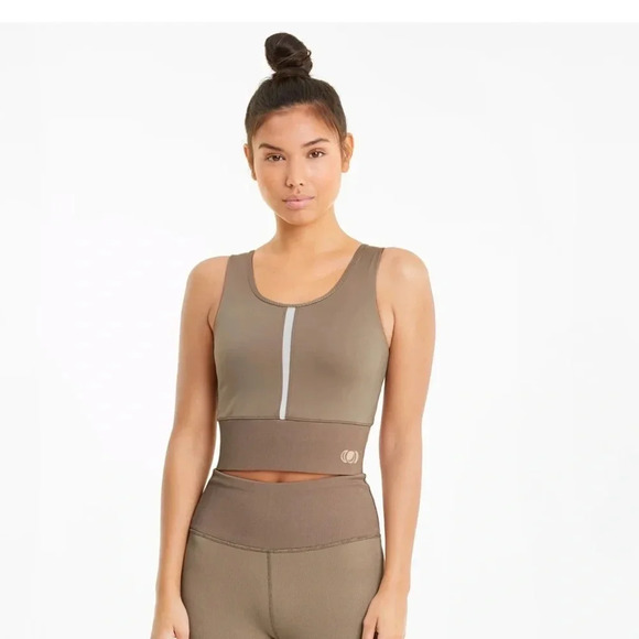 Nwt! Puma Amphora Exhale Crop Top Size L NWT $55. - Picture 1 of 5